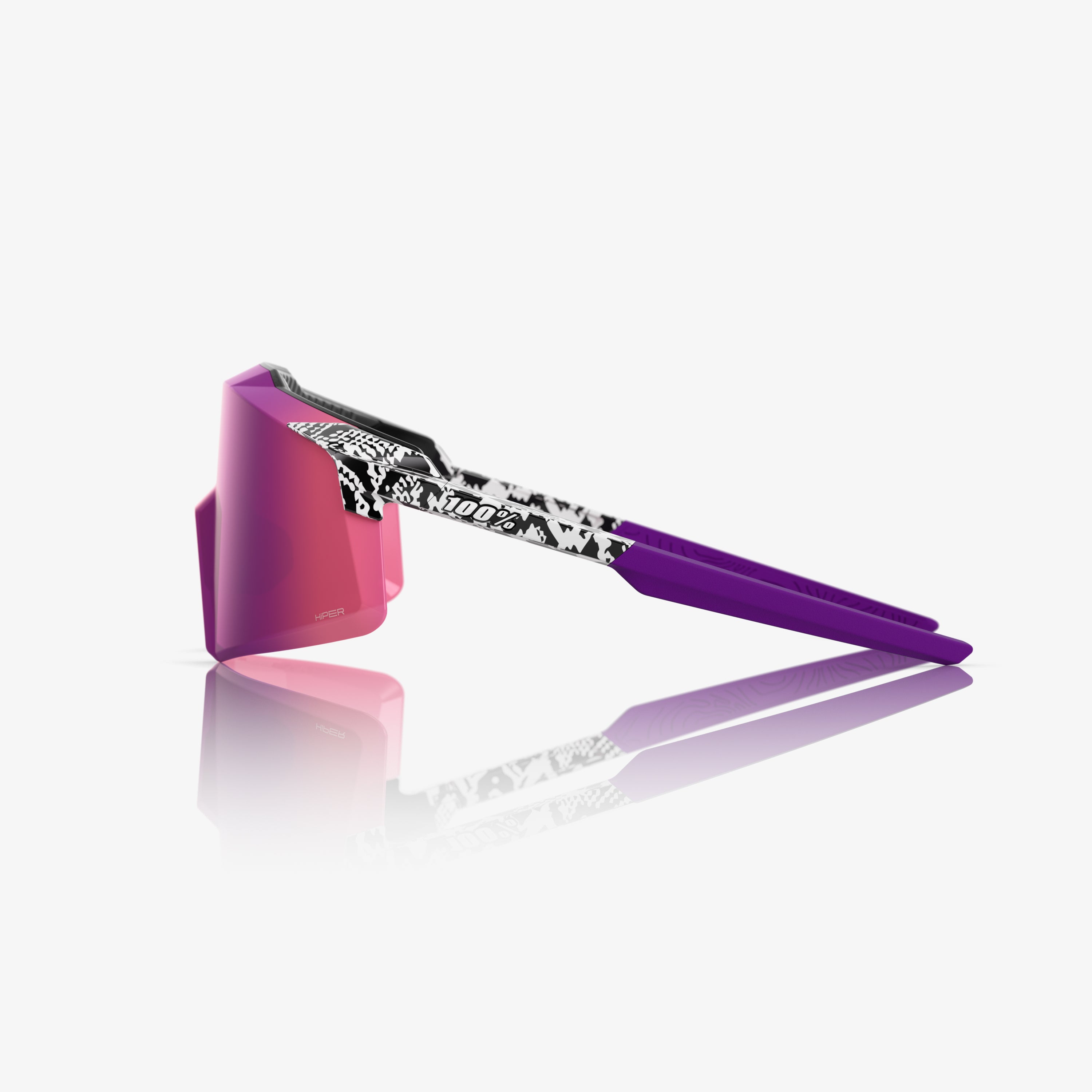 AEROCRAFT LE Elly 3 White Venom Purple Mirror Lens – 100%