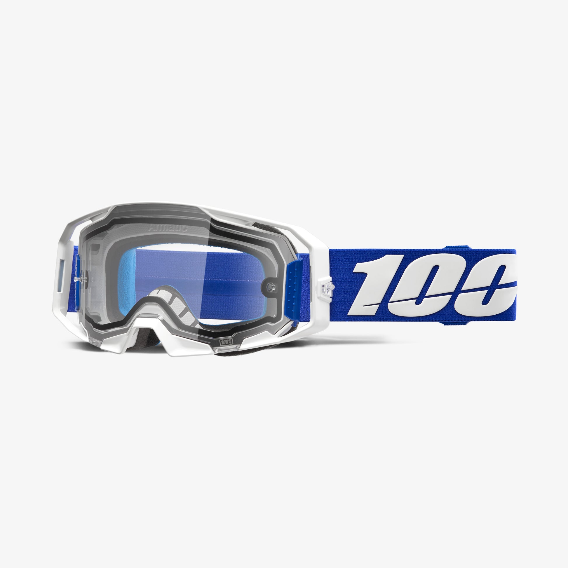Armatic Enduro Moto Goggle Blue Clear Lens
