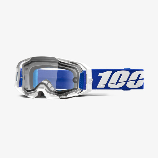 Armatic Enduro Moto Goggle Blue Clear Lens