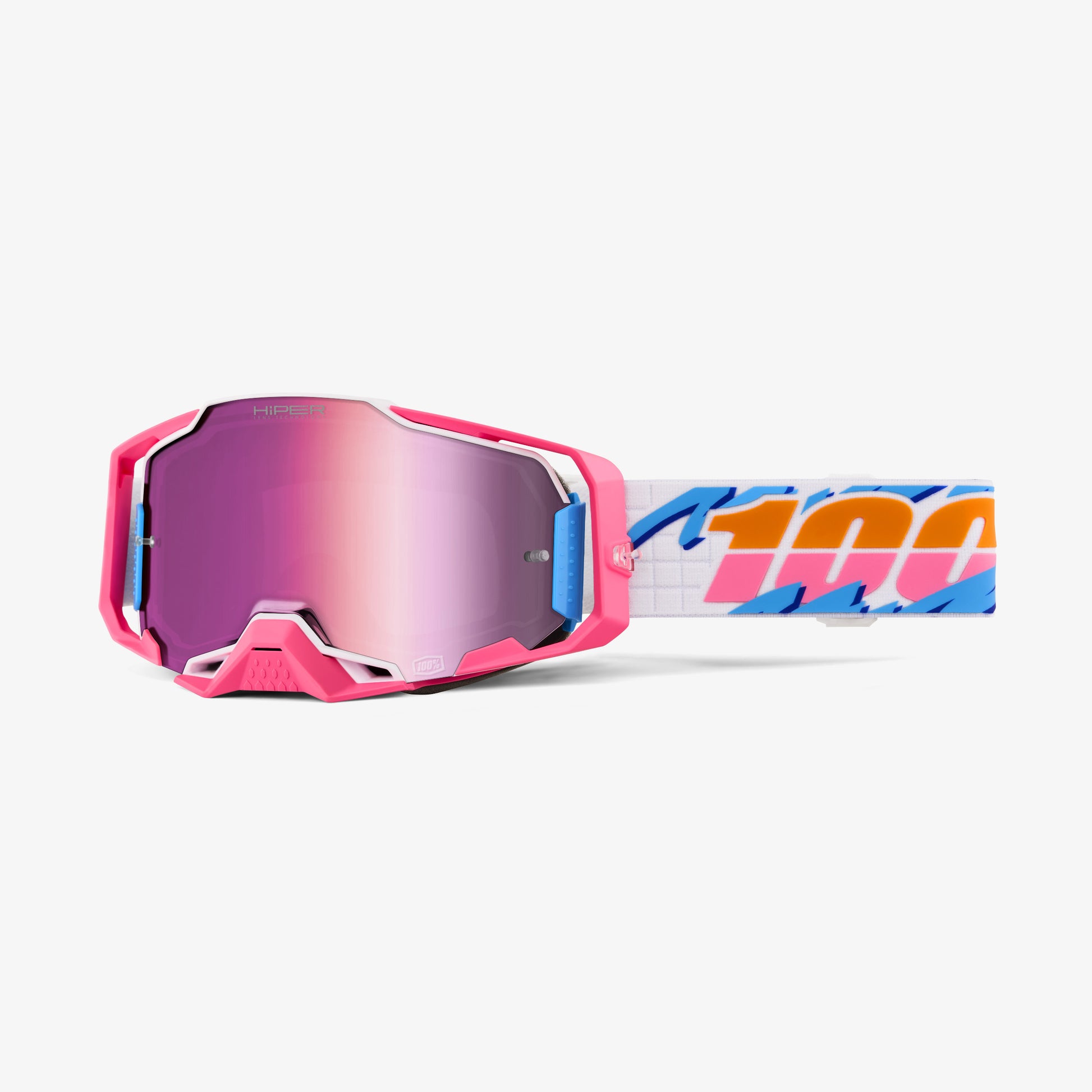 mirrored lens goggles Armega Hiper Goggle Lefreak Hiper Pink Mirror Lens