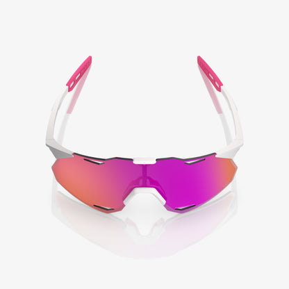 HYPERCRAFT XS Matte White/Pink HiPER Vital Pink Mirror Lens
