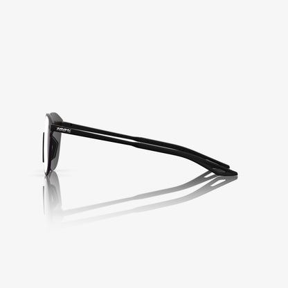 LEGERE ROUND Matte Black Silver Mirror Lens