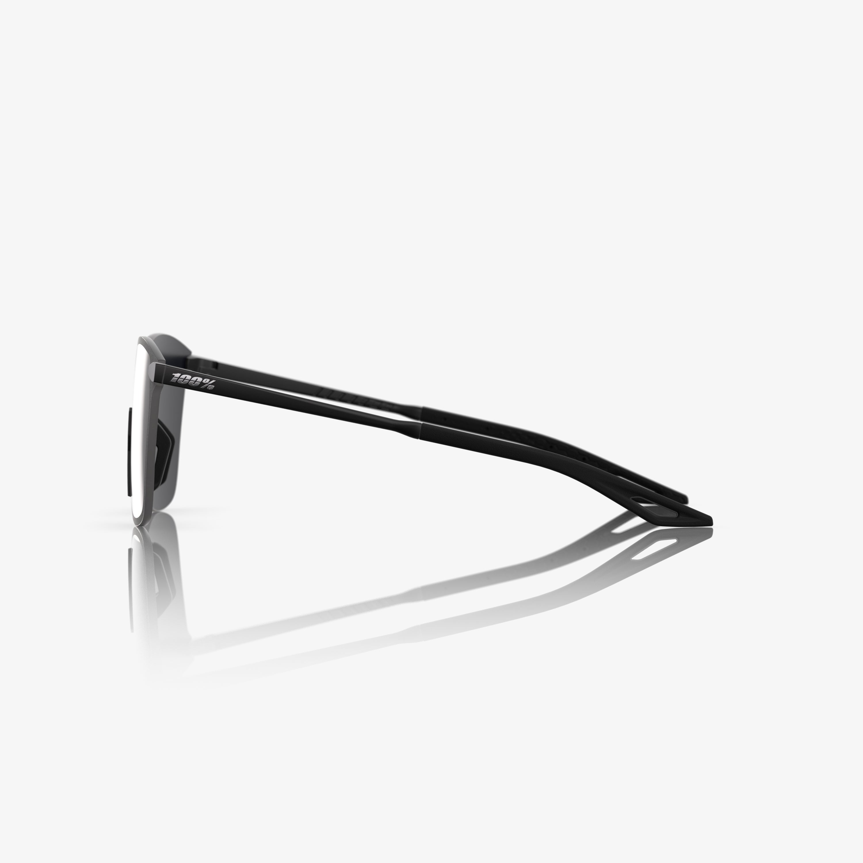 LEGERE SQUARE Matte Black Silver Mirror Lens