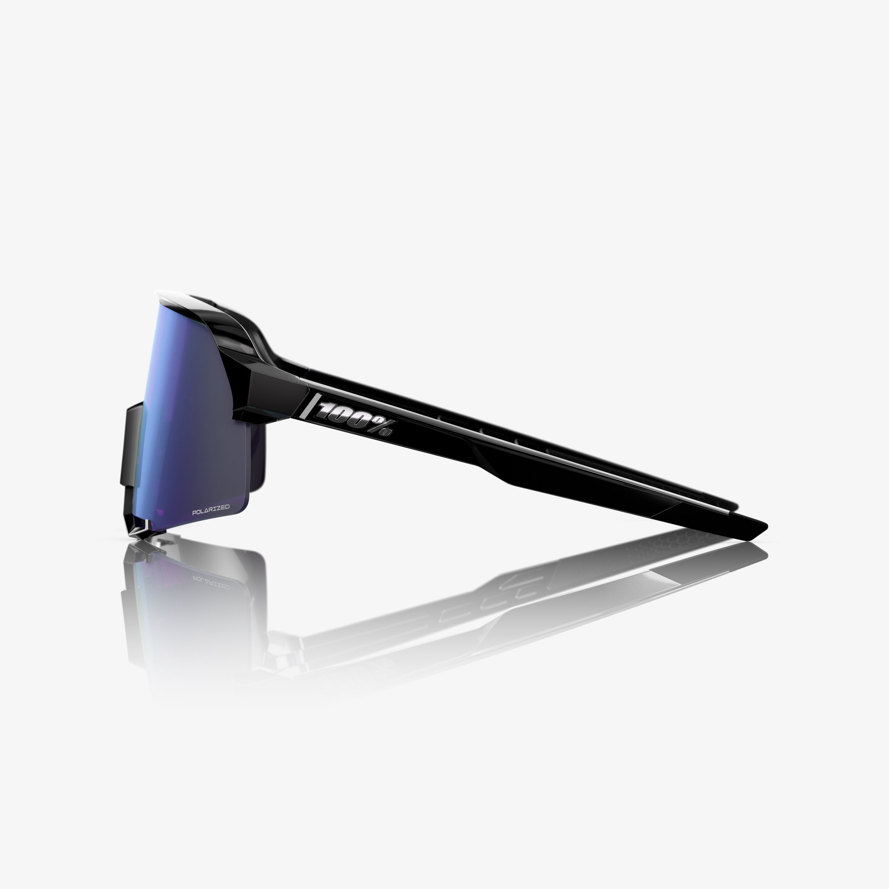 S3 - Polished Black - HiPER Polarized Lavender Mirror