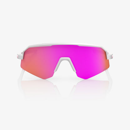 SLENDALE YOUTH Matte White/Pink HiPER Vital Pink Mirror Lens