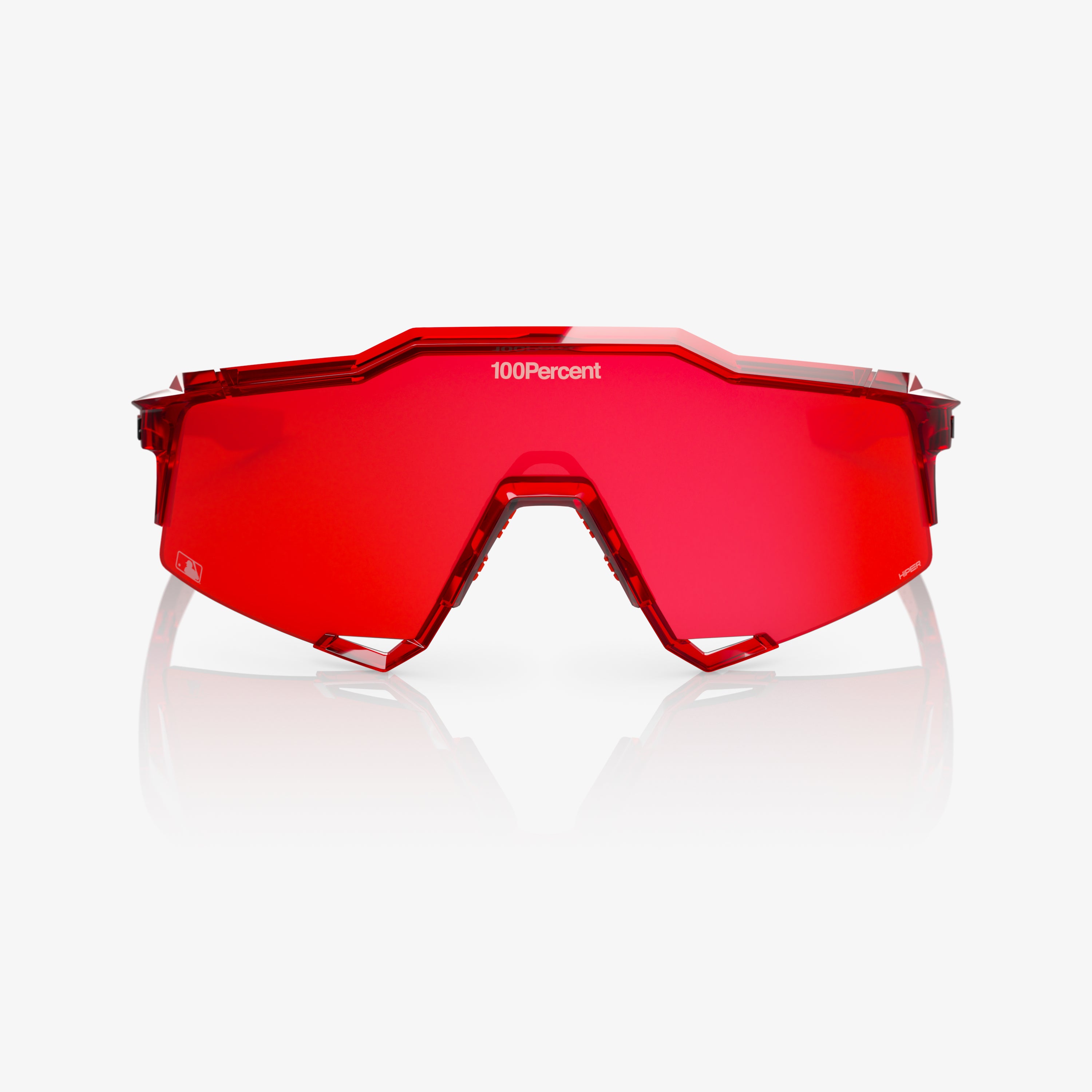SPEEDCRAFT MLB Authentic Polished Translucent Red HiPER Fire Red Mirror Lens - Secondary
