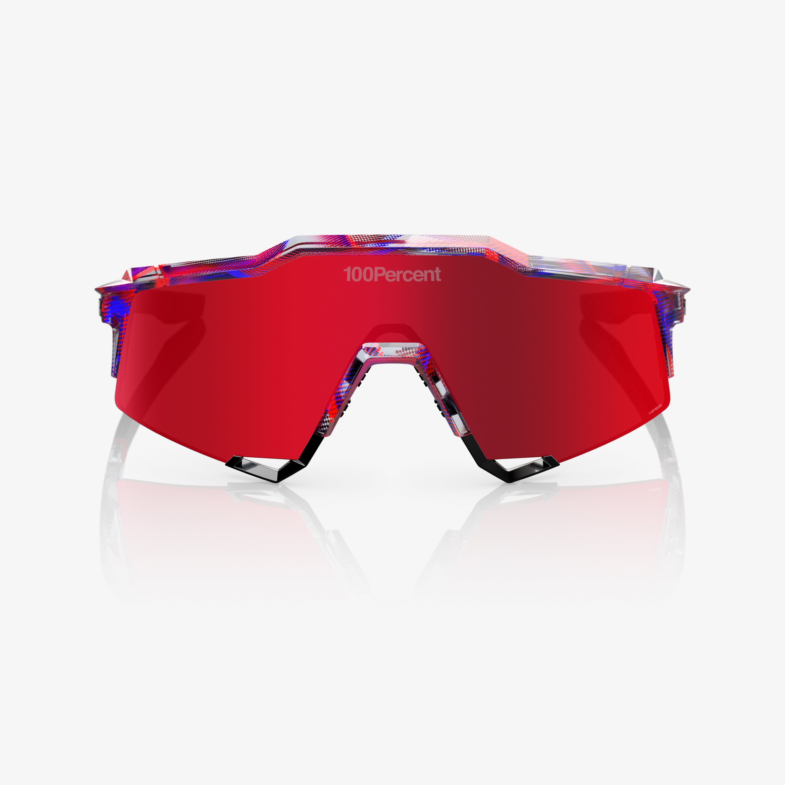 SPEEDCRAFT LE FDJ Gloss Translucent Red/Blue HiPER Fire Red Mirror Lens - Secondary