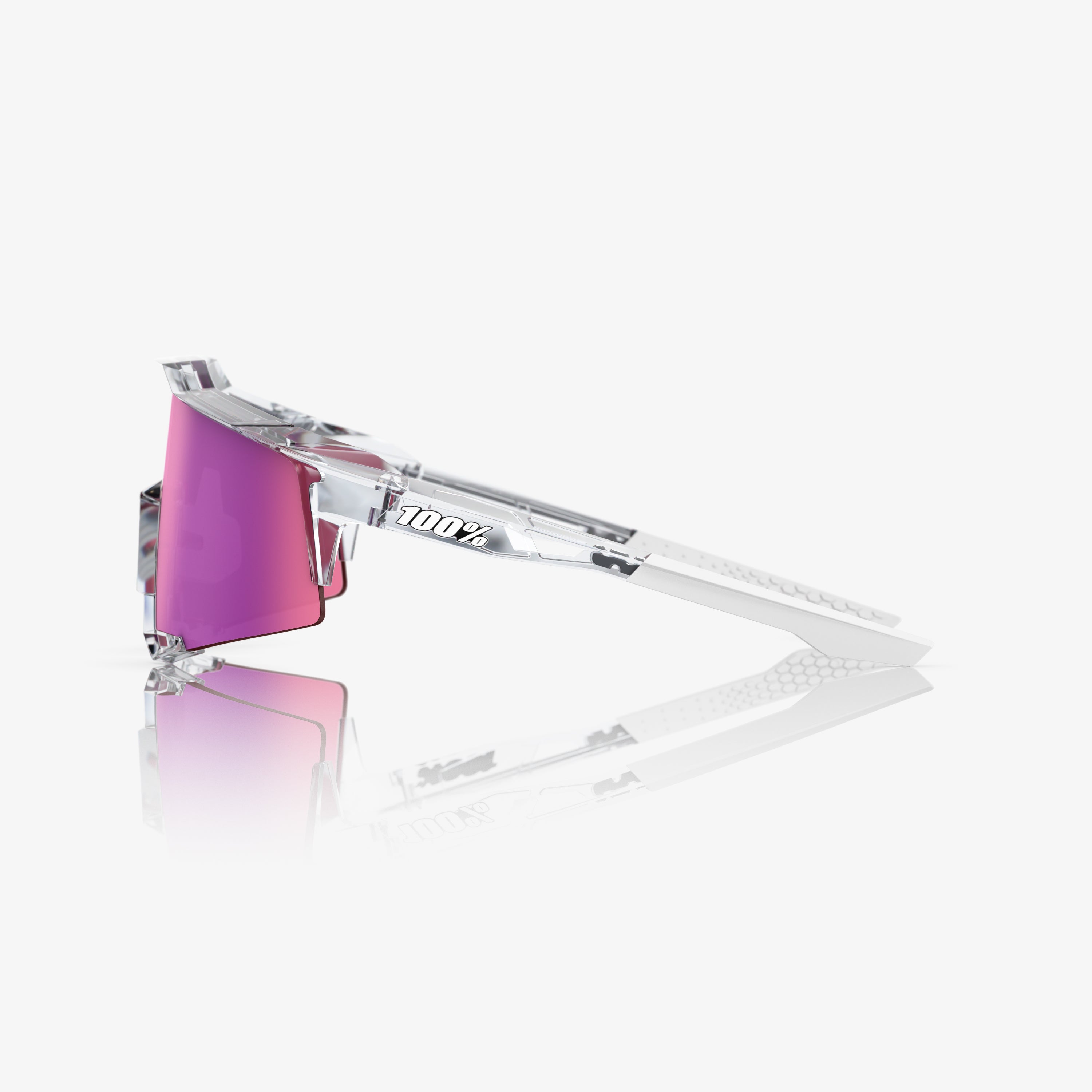 SPEEDCRAFT Polished Translucent Clear Purple Mirror Lens