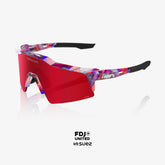 SPEEDCRAFT SL LE FDJ Gloss Translucent Red/Blue HiPER Fire Red Mirror Lens