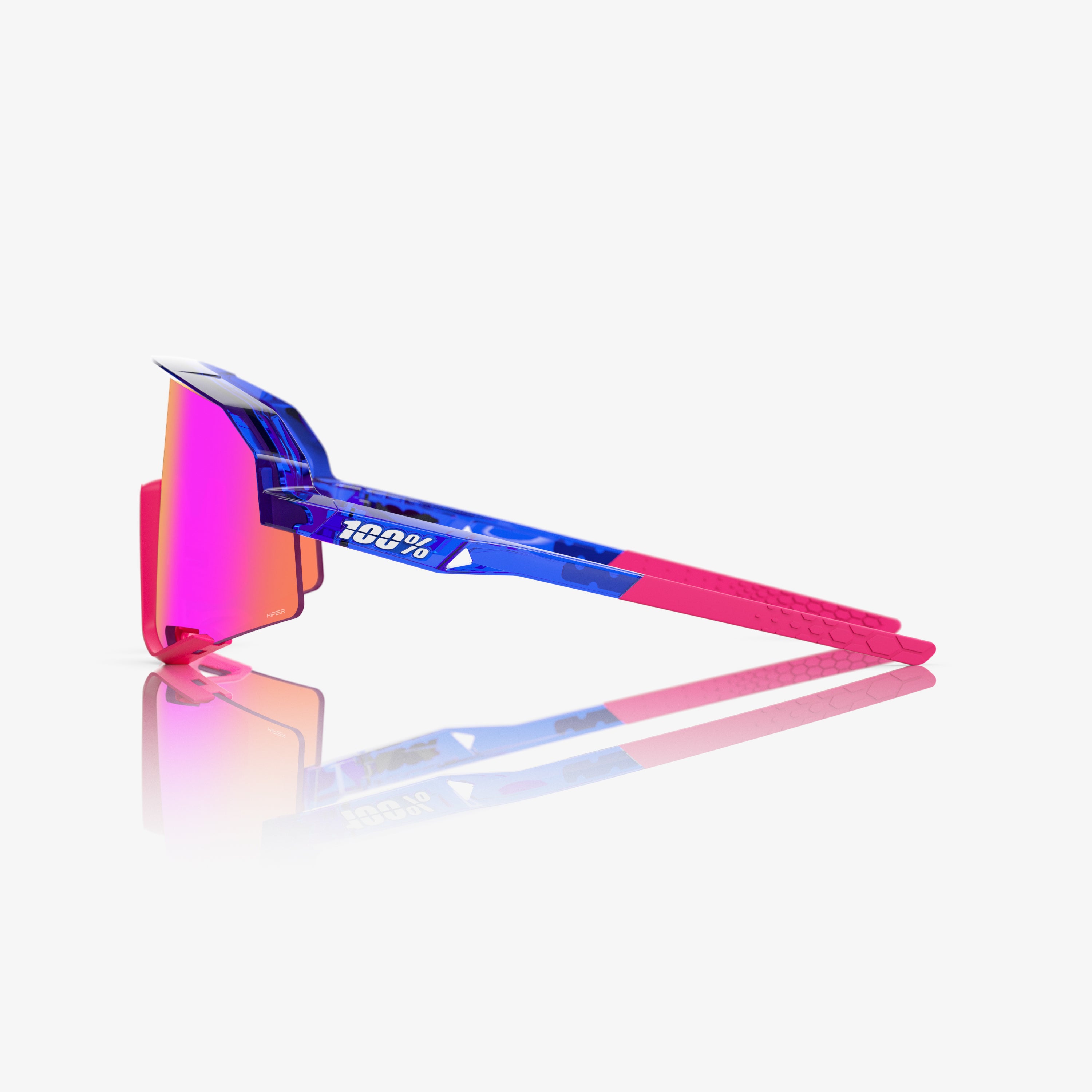 SLENDALE Polished Translucent Blue HiPER Vital Pink Mirror Lens