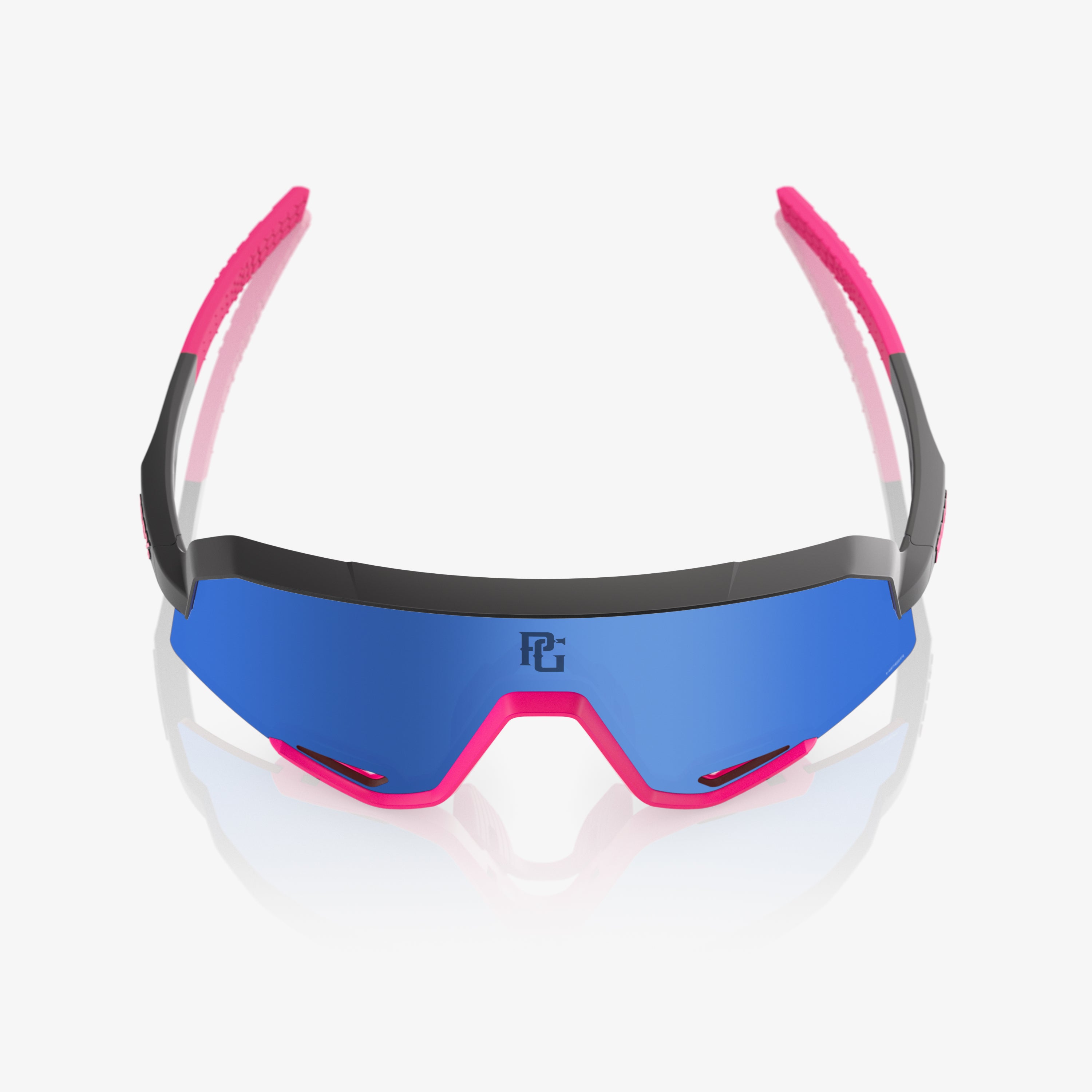 SLENDALE PG Matte Black/Pink HiPER Blue Mirror Lens