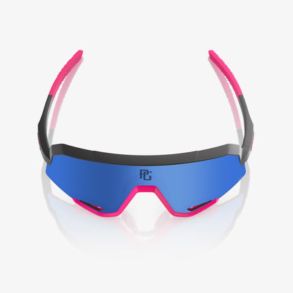 SLENDALE PG Matte Black/Pink HiPER Blue Mirror Lens