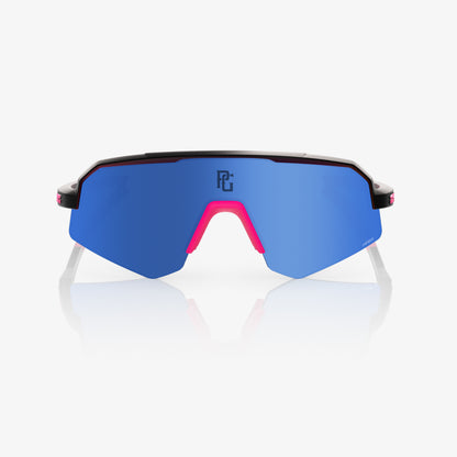 SLENDALE YOUTH PG Matte Black/Pink HiPER Blue Mirror Lens