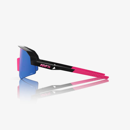 SLENDALE YOUTH PG Matte Black/Pink HiPER Blue Mirror Lens