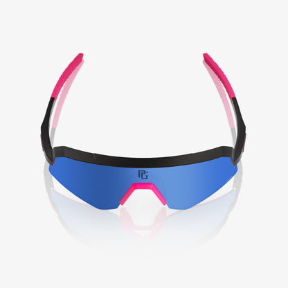 SLENDALE YOUTH PG Matte Black/Pink HiPER Blue Mirror Lens