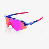 SLENDALE YOUTH PG Polished Translucent Blue HiPER Vital Pink Mirror Lens