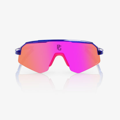 SLENDALE YOUTH PG Polished Translucent Blue HiPER Vital Pink Mirror Lens