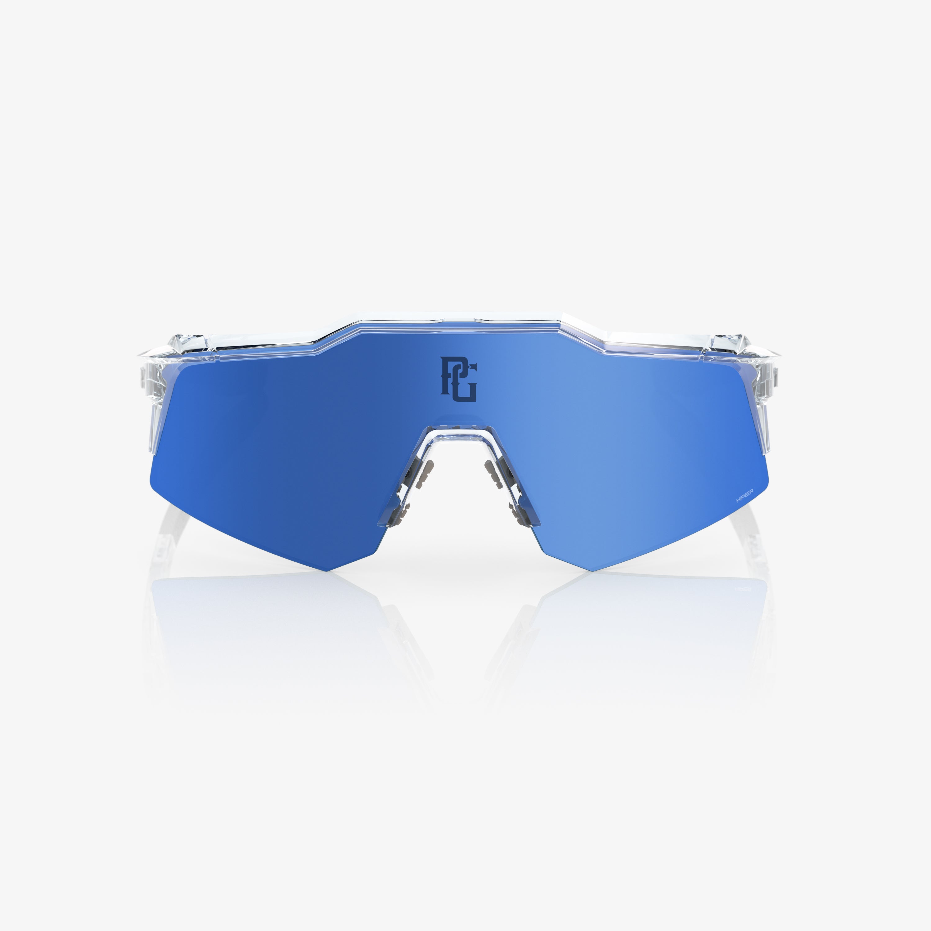 SPEEDCRAFT XS PG Polished Translucent Clear HiPER Blue Mirror Lens - Secondary