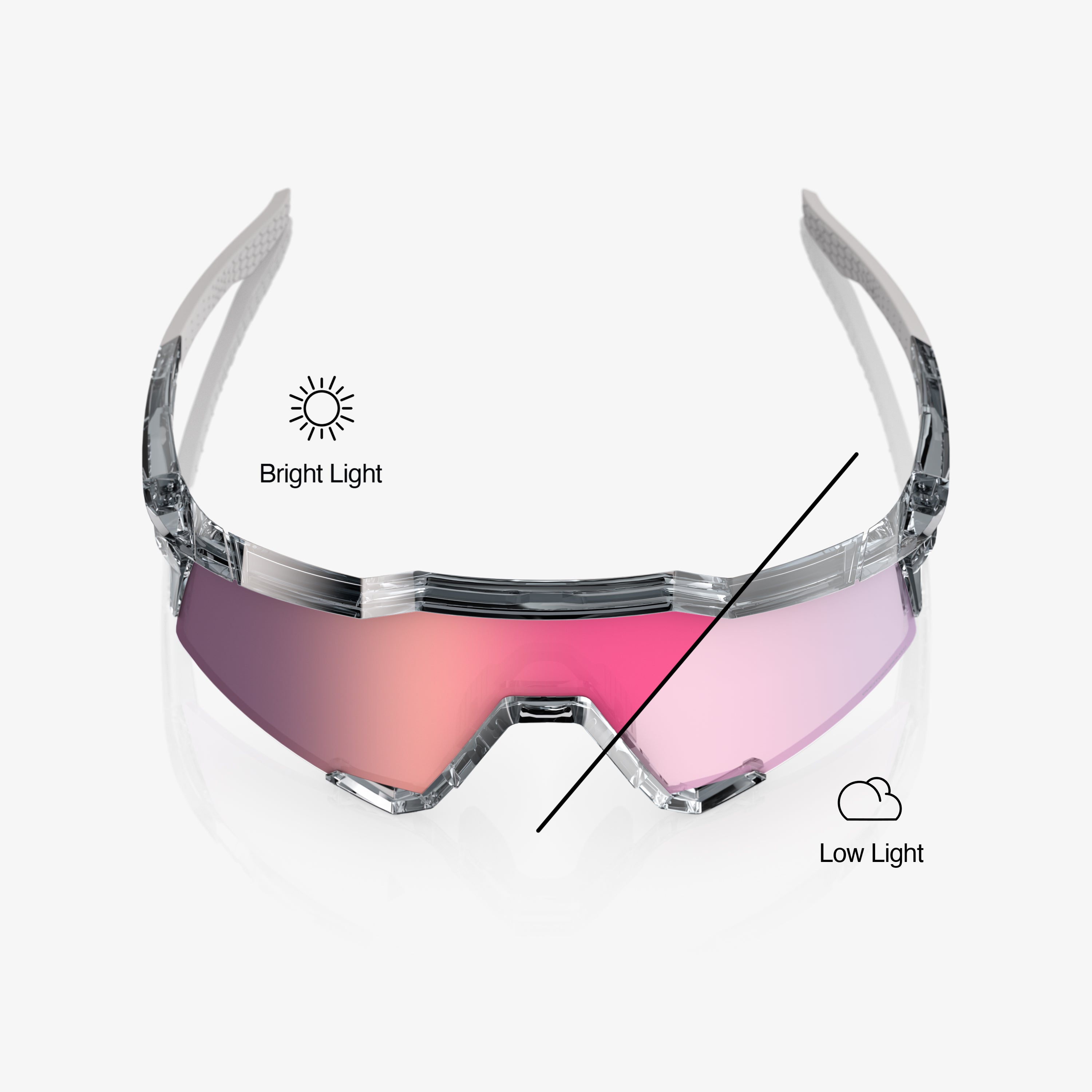 SPEEDCRAFT - Polished Translucent Grey - Rose Gold Mirror