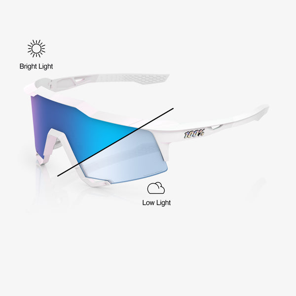 100% SPEEDCRAFT Blue ミラーレンズ SPEEDCRAFT® - Bastille - Blue Mirror Photochromic – 100%