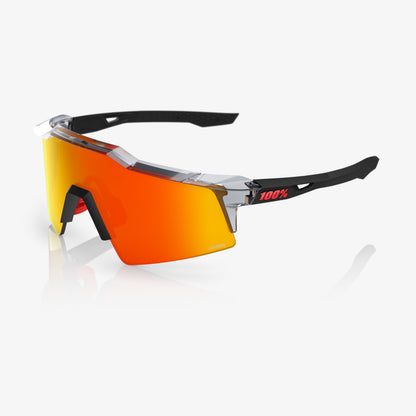 SPEEDCRAFT SL Polished Translucent Grey & Matte Black HiPER Red Mirror Lens