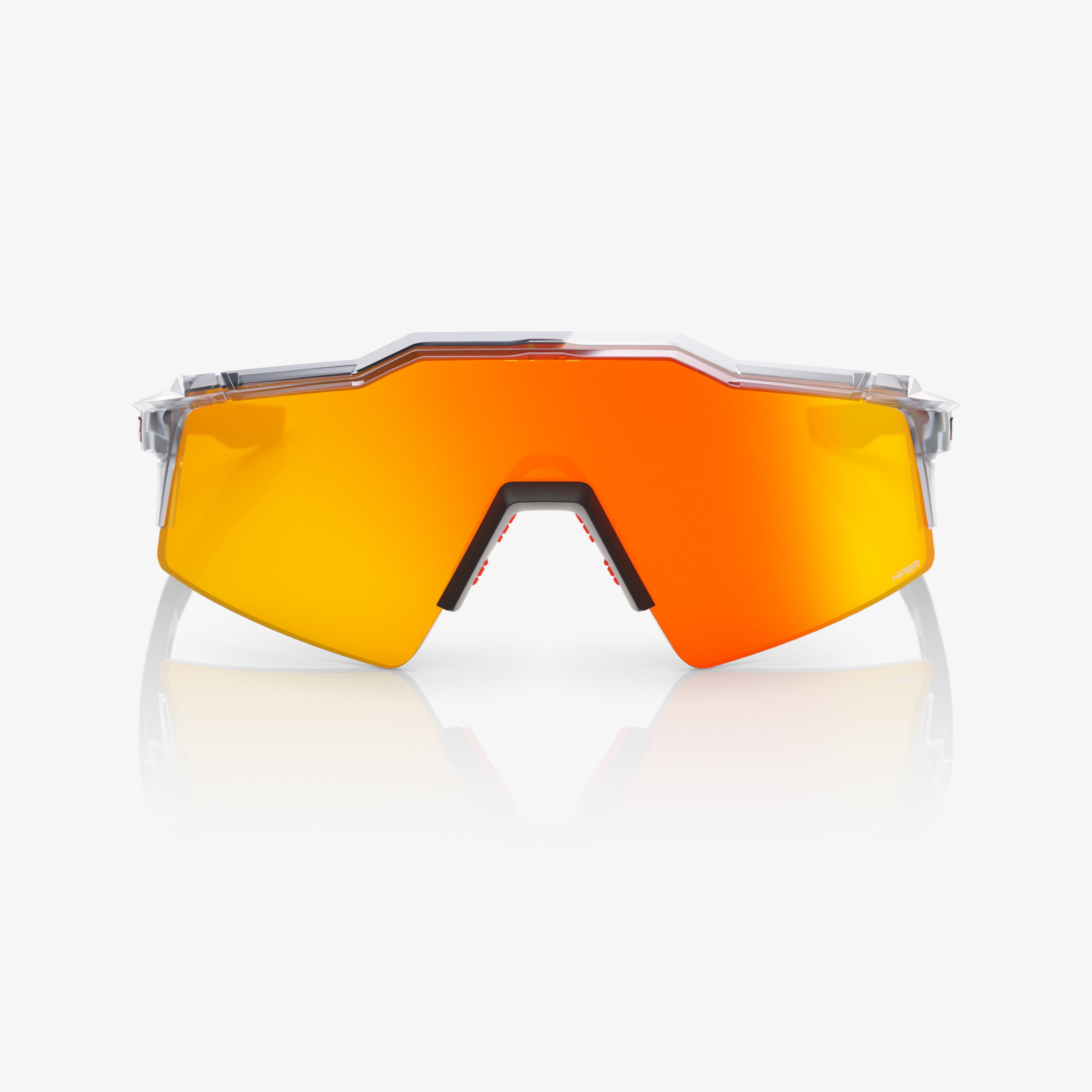 SPEEDCRAFT SL Polished Translucent Grey & Matte Black HiPER Red Mirror Lens