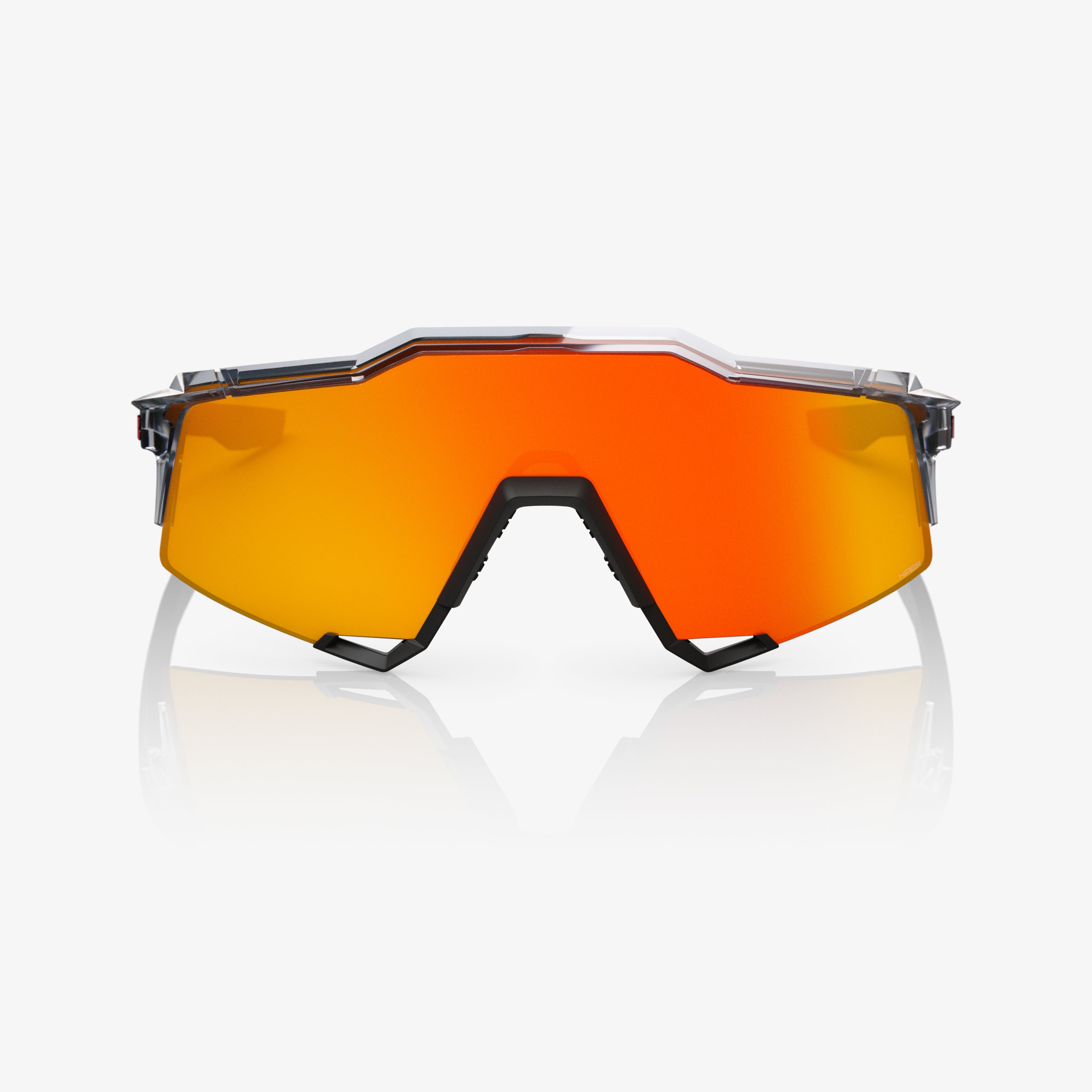 SPEEDCRAFT Polished Translucent Grey & Matte Black HiPER Red Mirror Lens