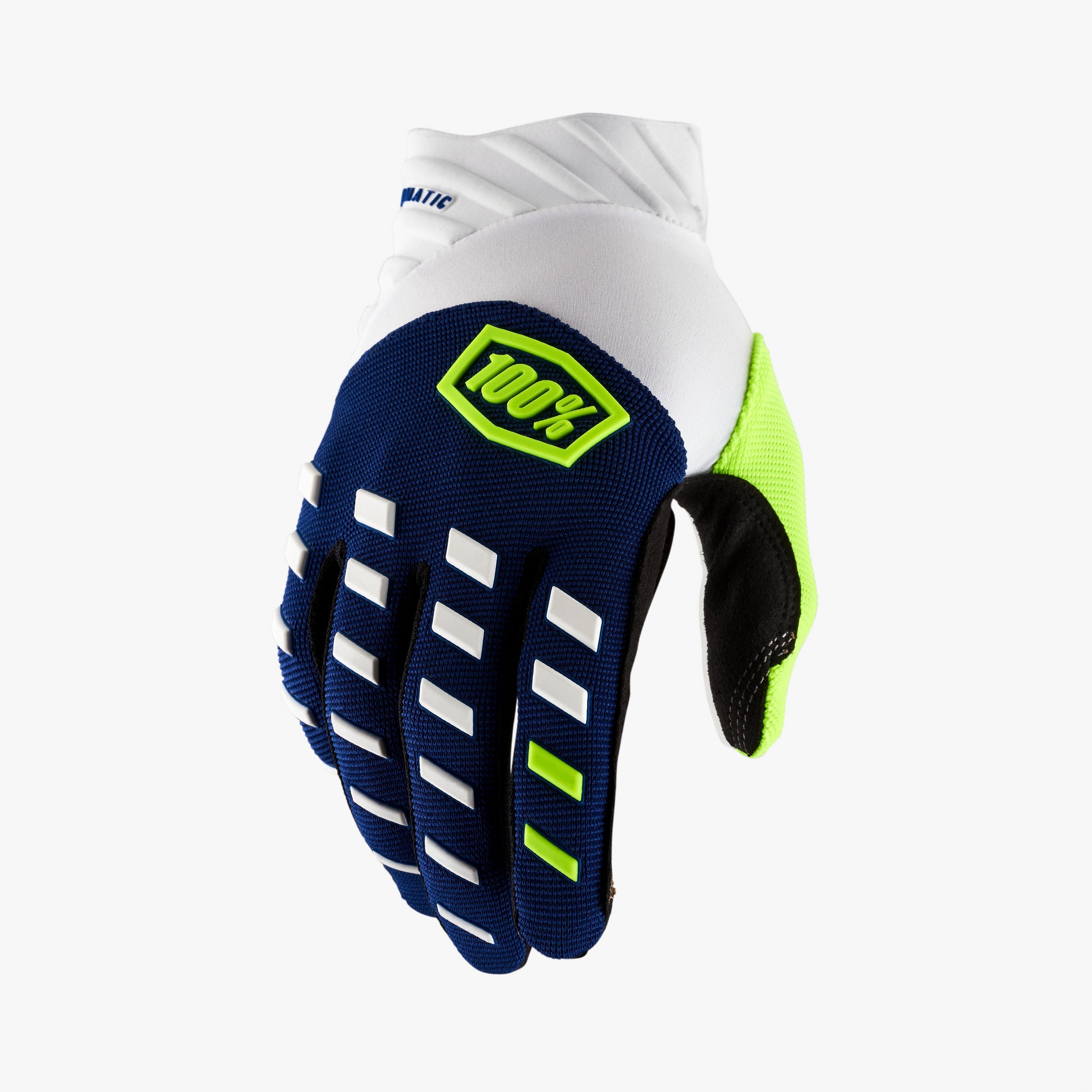 AIRMATIC Moto-Gloves-Navy/White