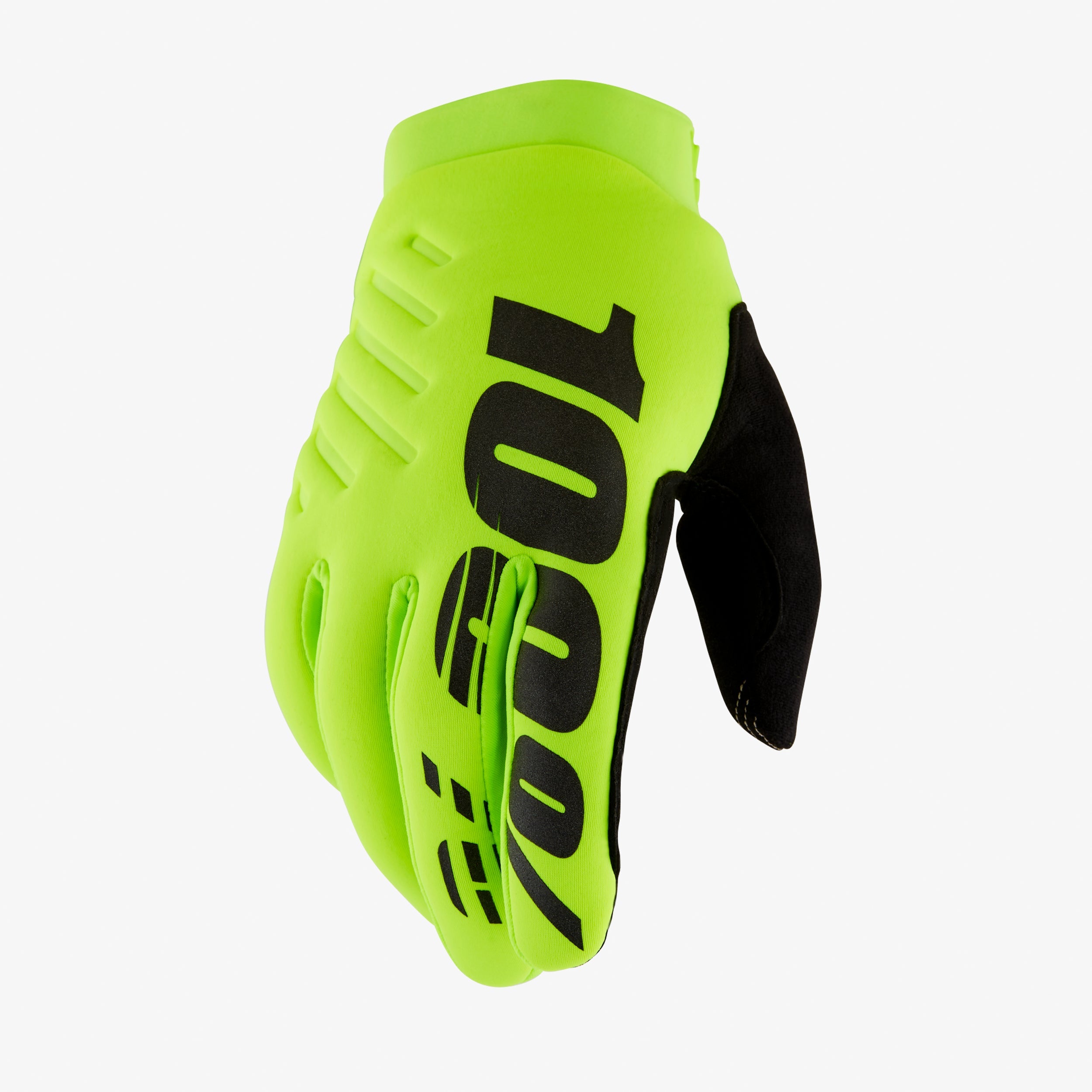 BRISKER Youth Gloves Fluo Yellow/Black