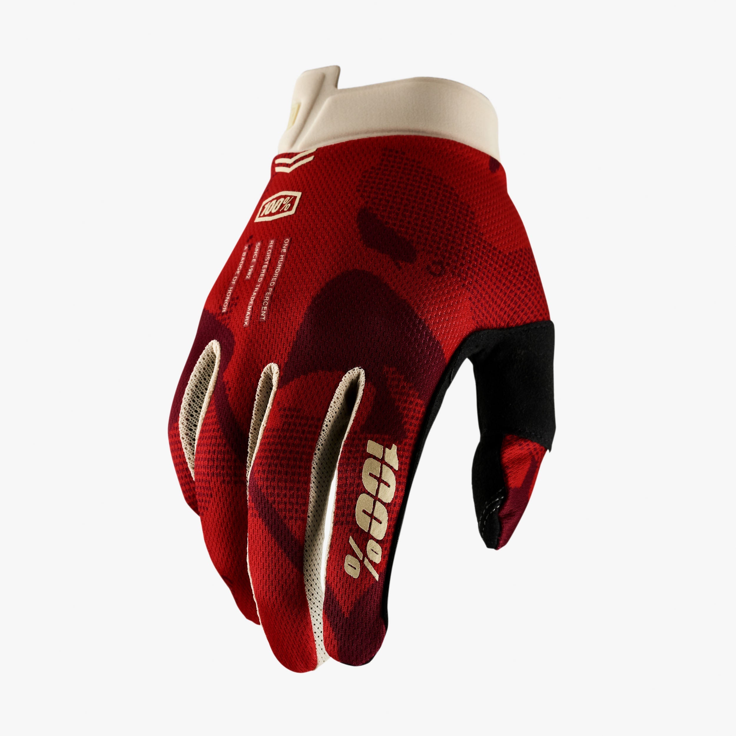 100 percent handschuhe ITRACK Gloves Sentinel Black – 100%