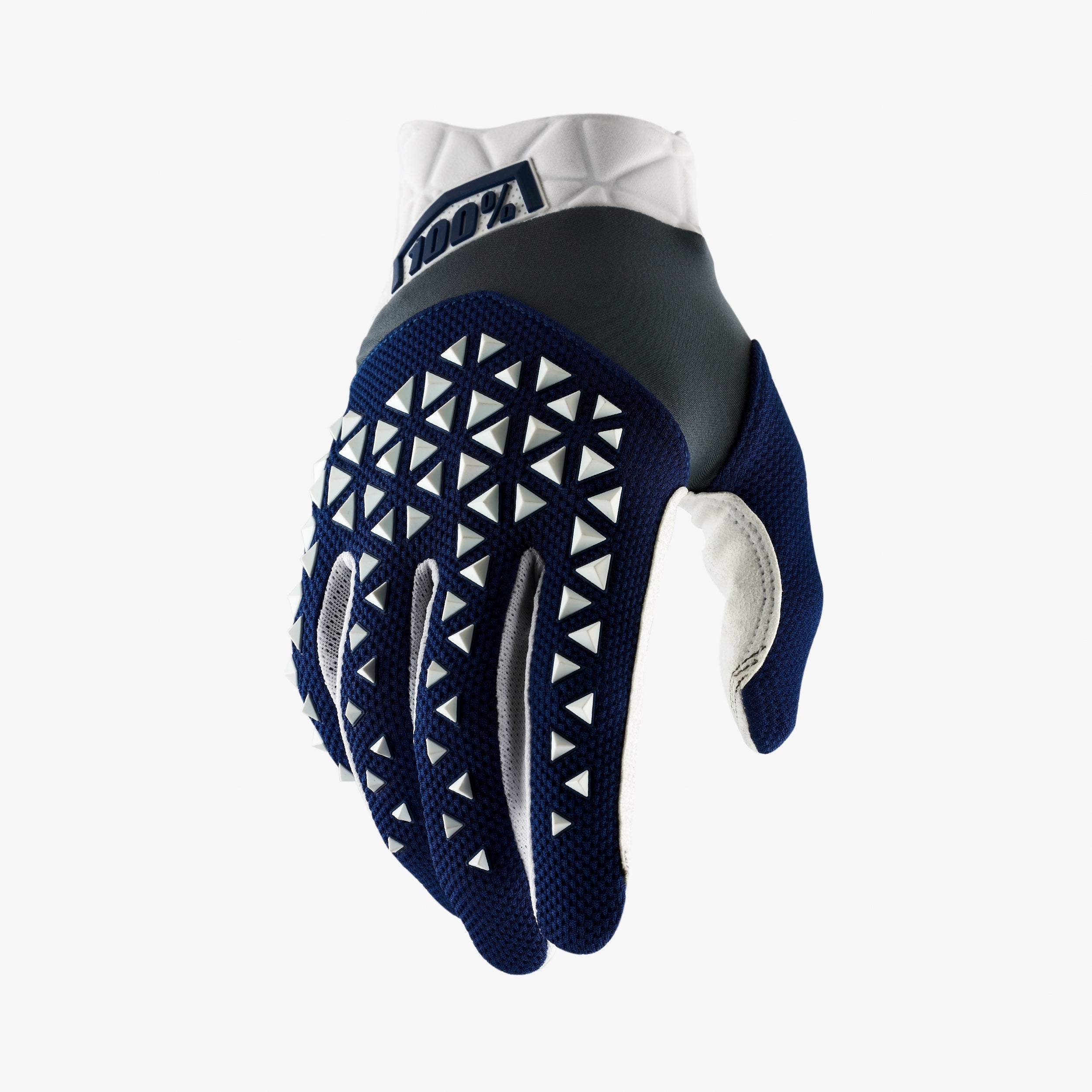 AIRMATIC Gloves Navy/Steel/White