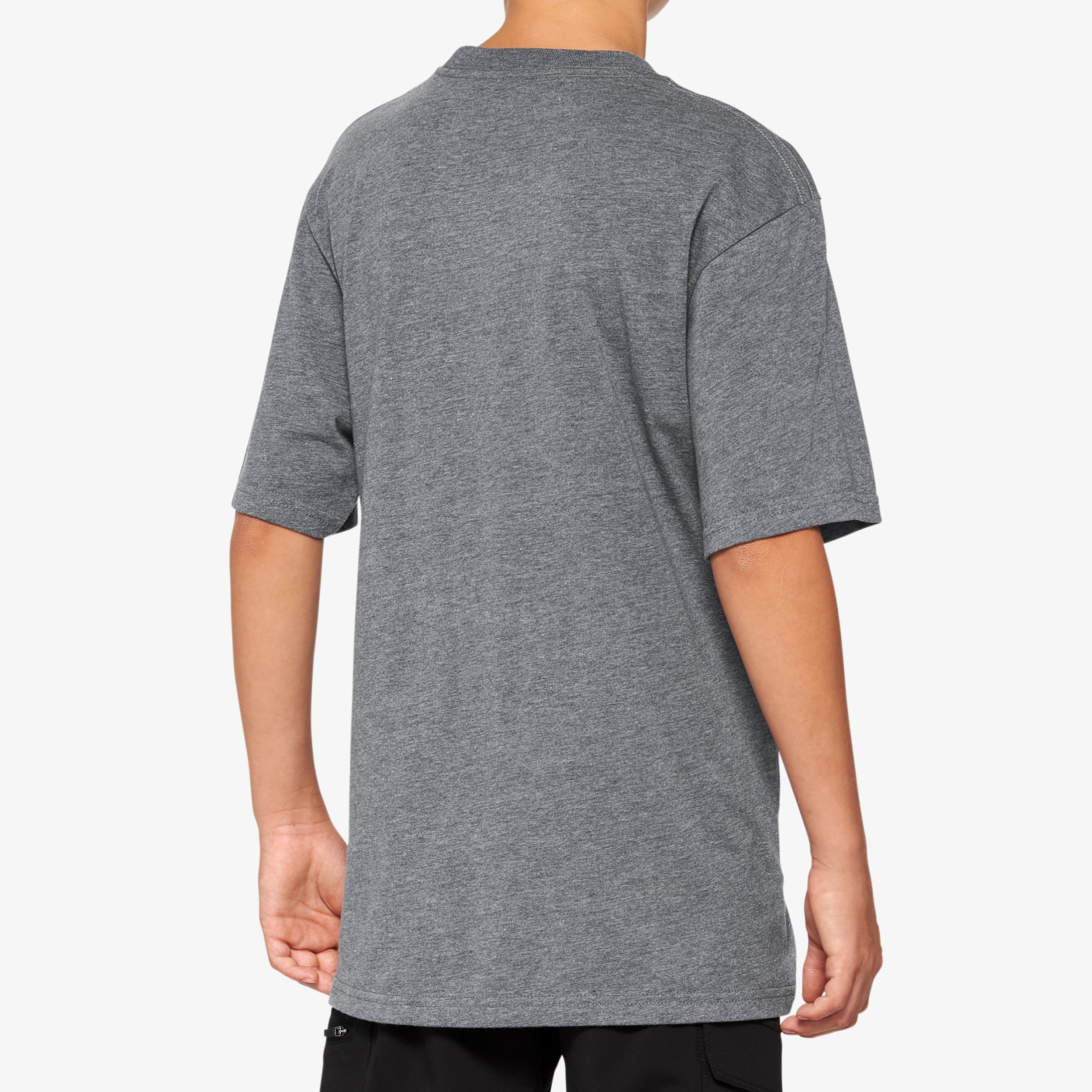 MANIFESTO Youth Short Sleeve Tee Heather Grey - Secondary