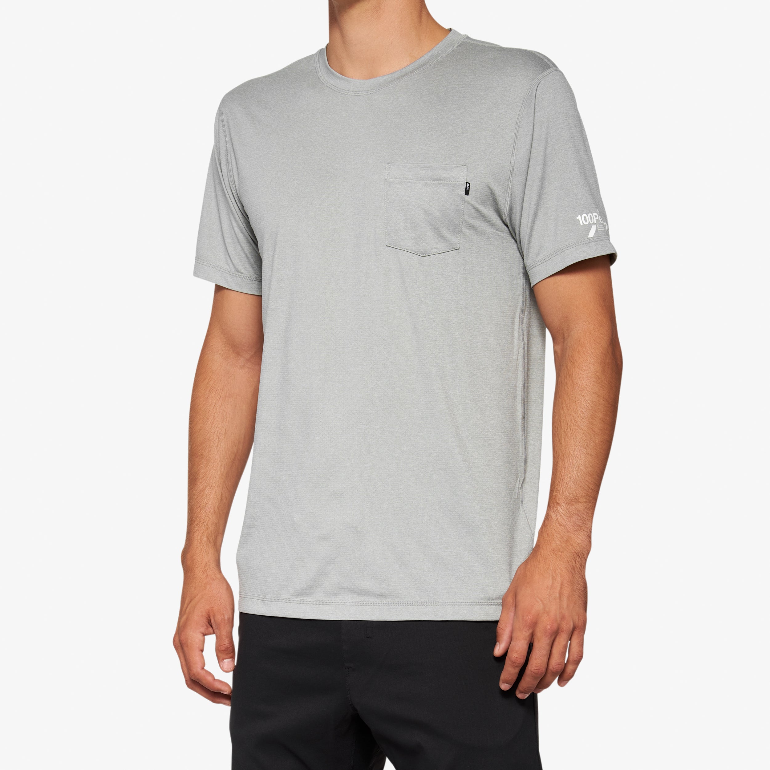 MISSION Athletic Short Sleeve Tee Heather Grey