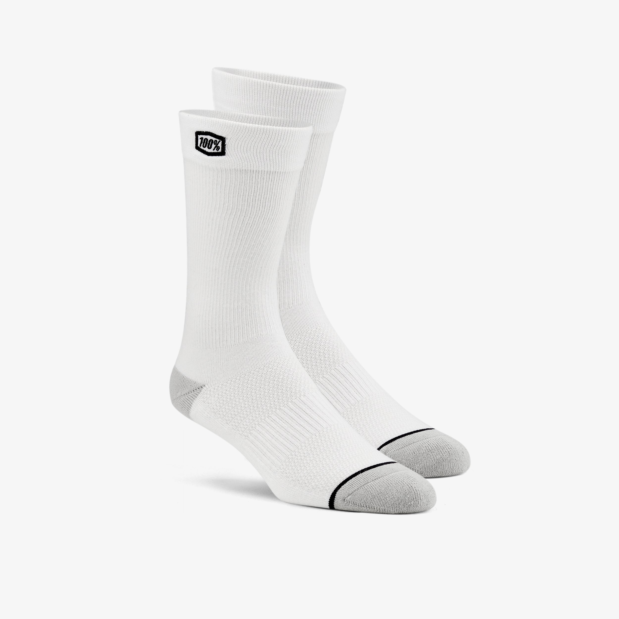 SOLID Casual Socks - White  - SP22