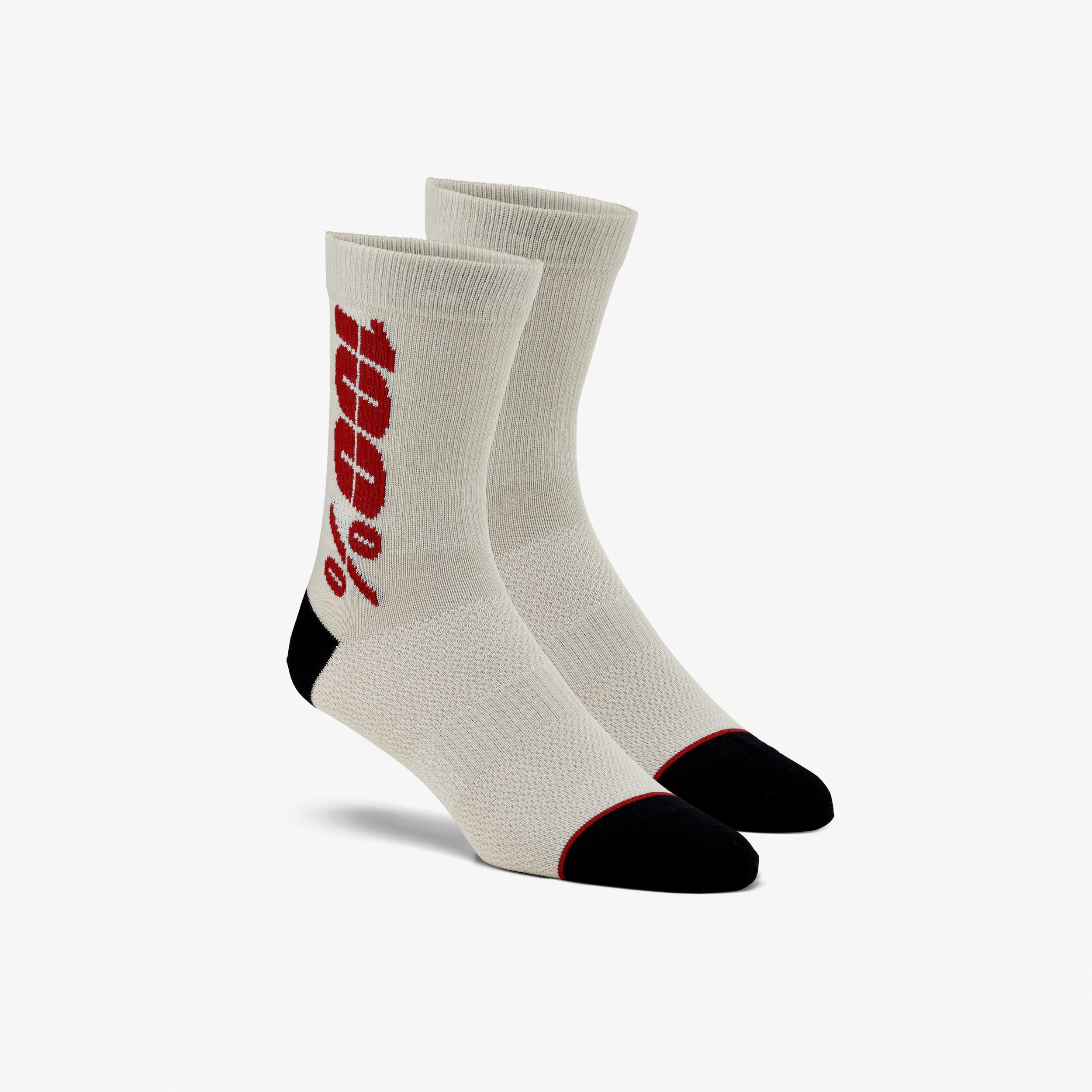 RYTHYM Merino Wool Performance Socks Silver/Cherry