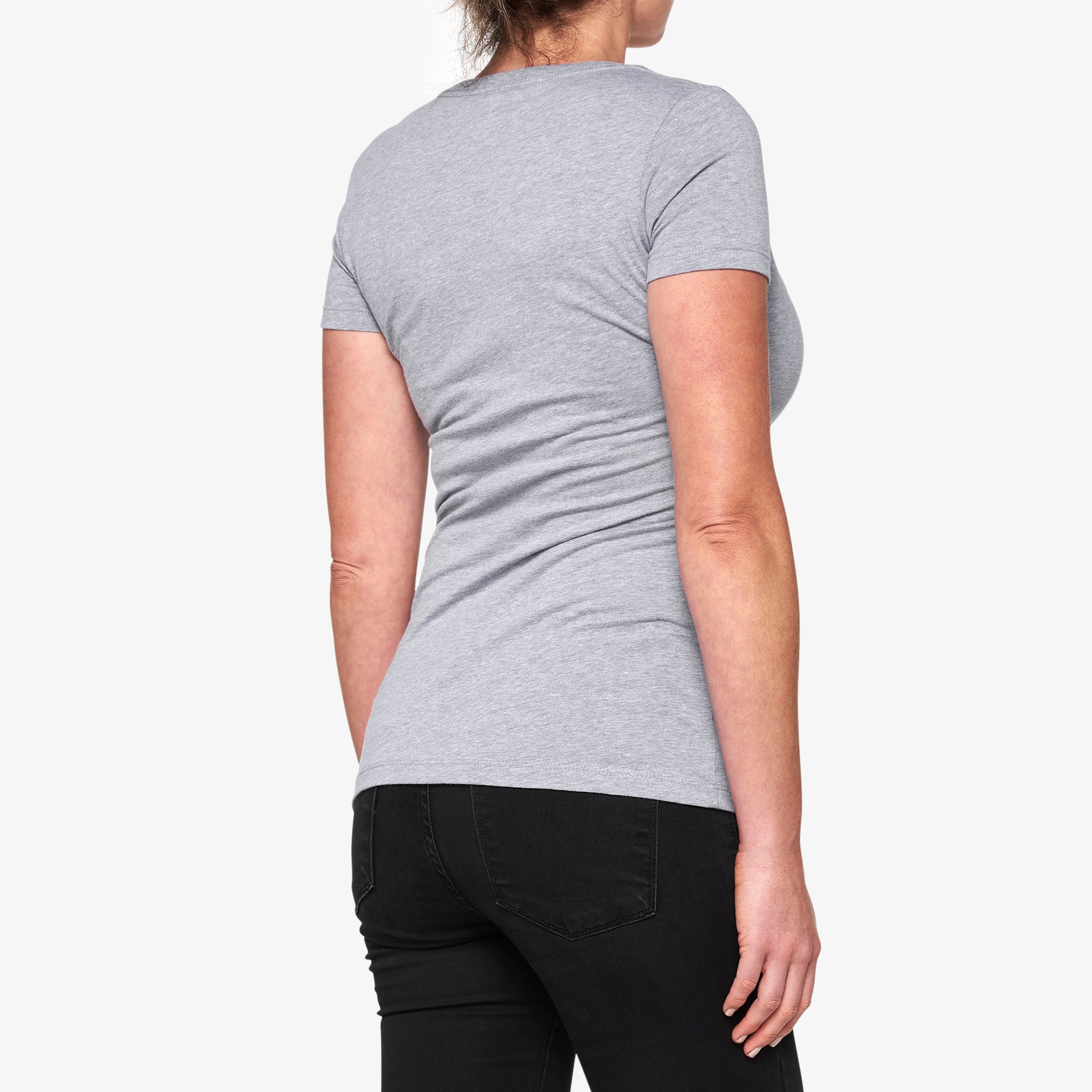 THORUNN Women's V-Neck Heather Grey - Secondary