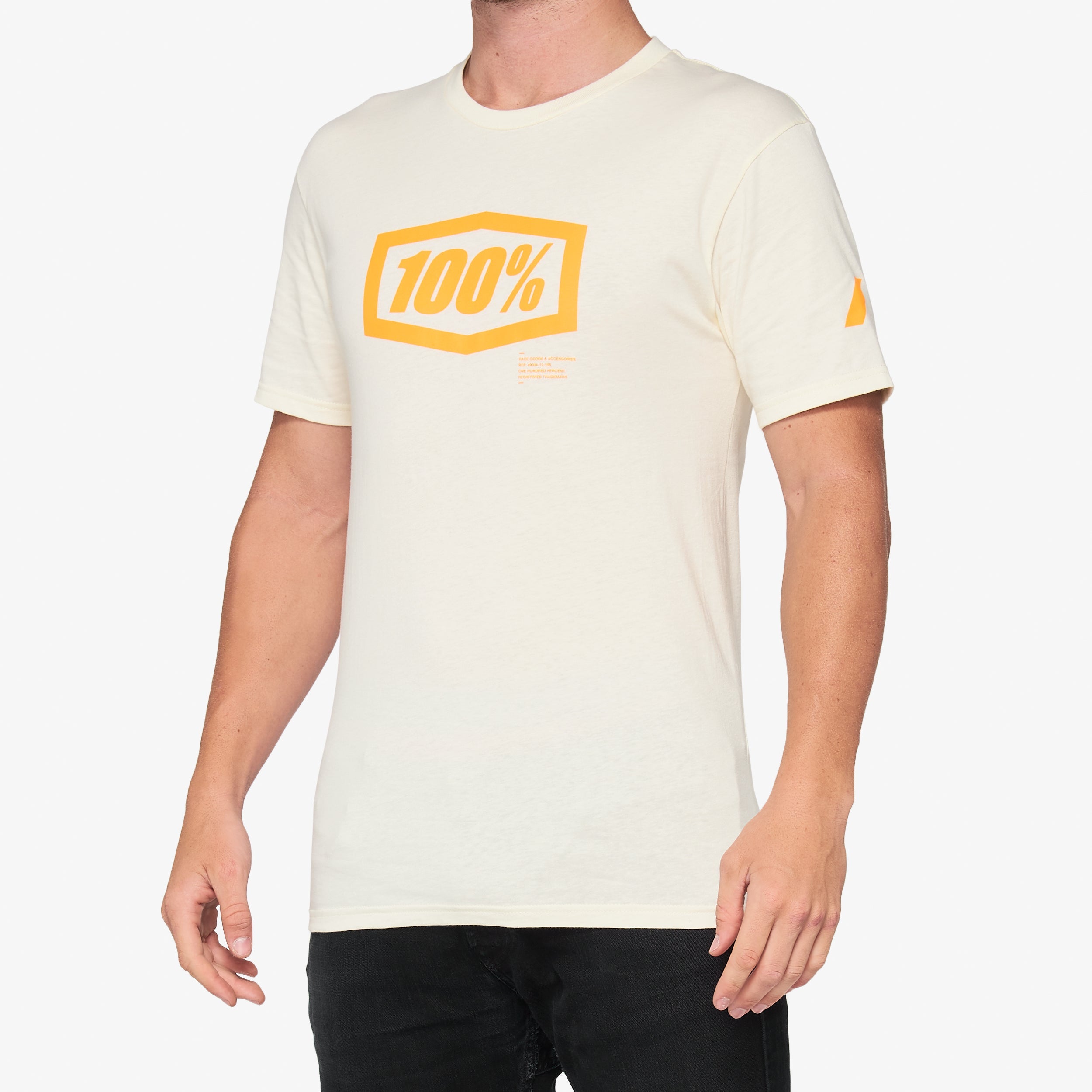 ESSENTIAL T-Shirt Chalk/Orange