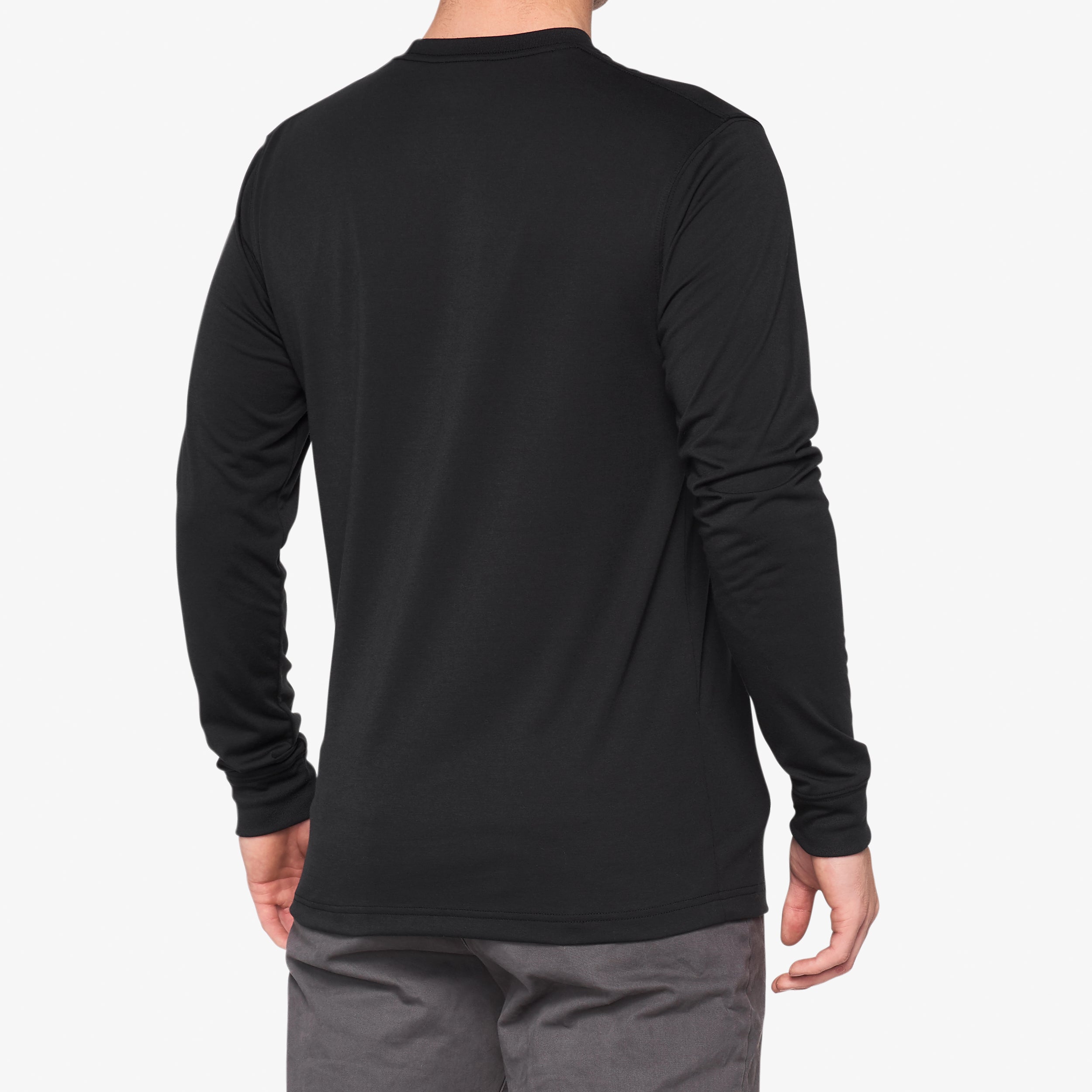 THORUNN Long Sleeve Tech Tee Black - Secondary