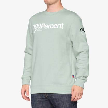 MANIFESTO Crewneck Sweatshirt Pale Aqua