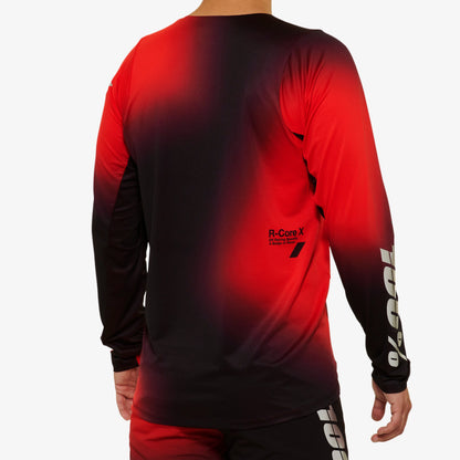 R-CORE-X LE Long Sleeve Jersey Black/Red