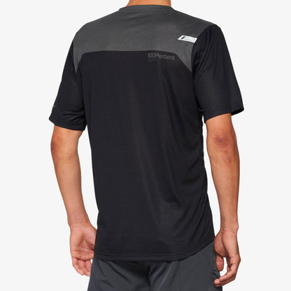 AIRMATIC Short Sleeve Jersey Black/Charcoal