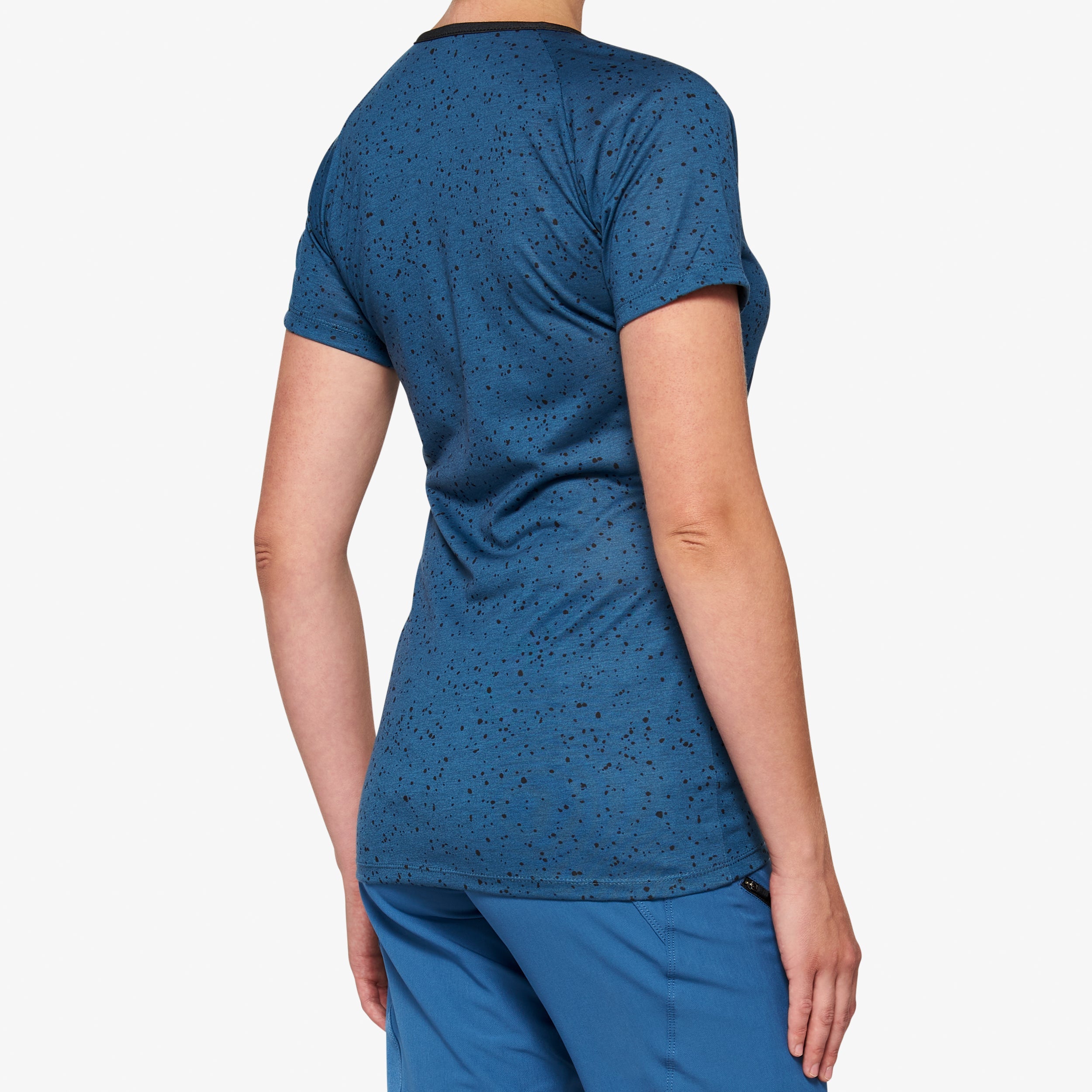 AIRMATIC Women's Short Sleeve Jersey Slate Blue - Secondary