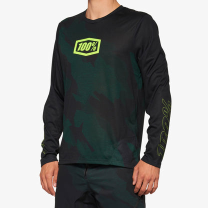 AIRMATIC LE Long Sleeve Jersey Black Camo