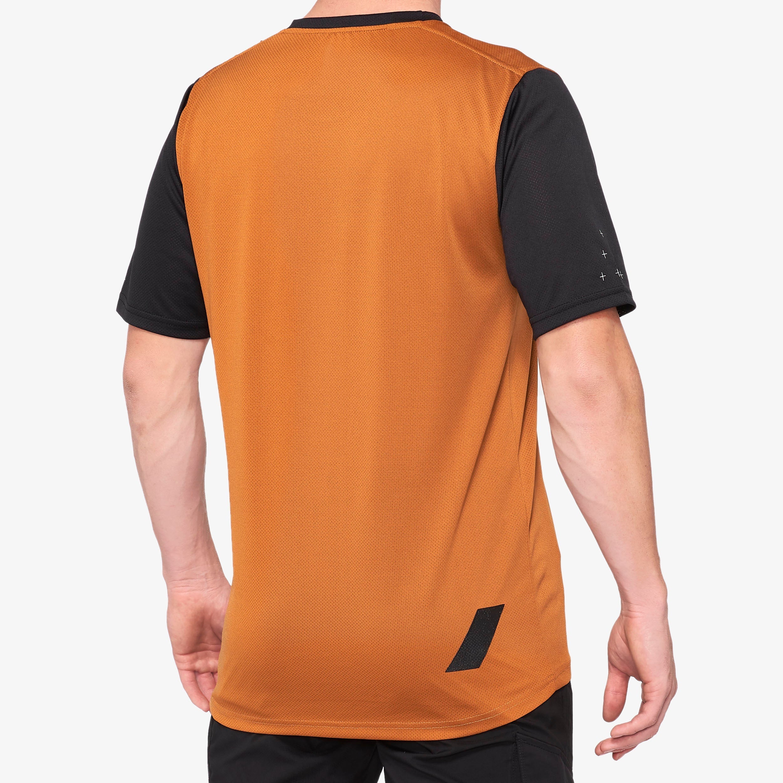 RIDECAMP Short Sleeve Jersey Terracotta/Black - Secondary