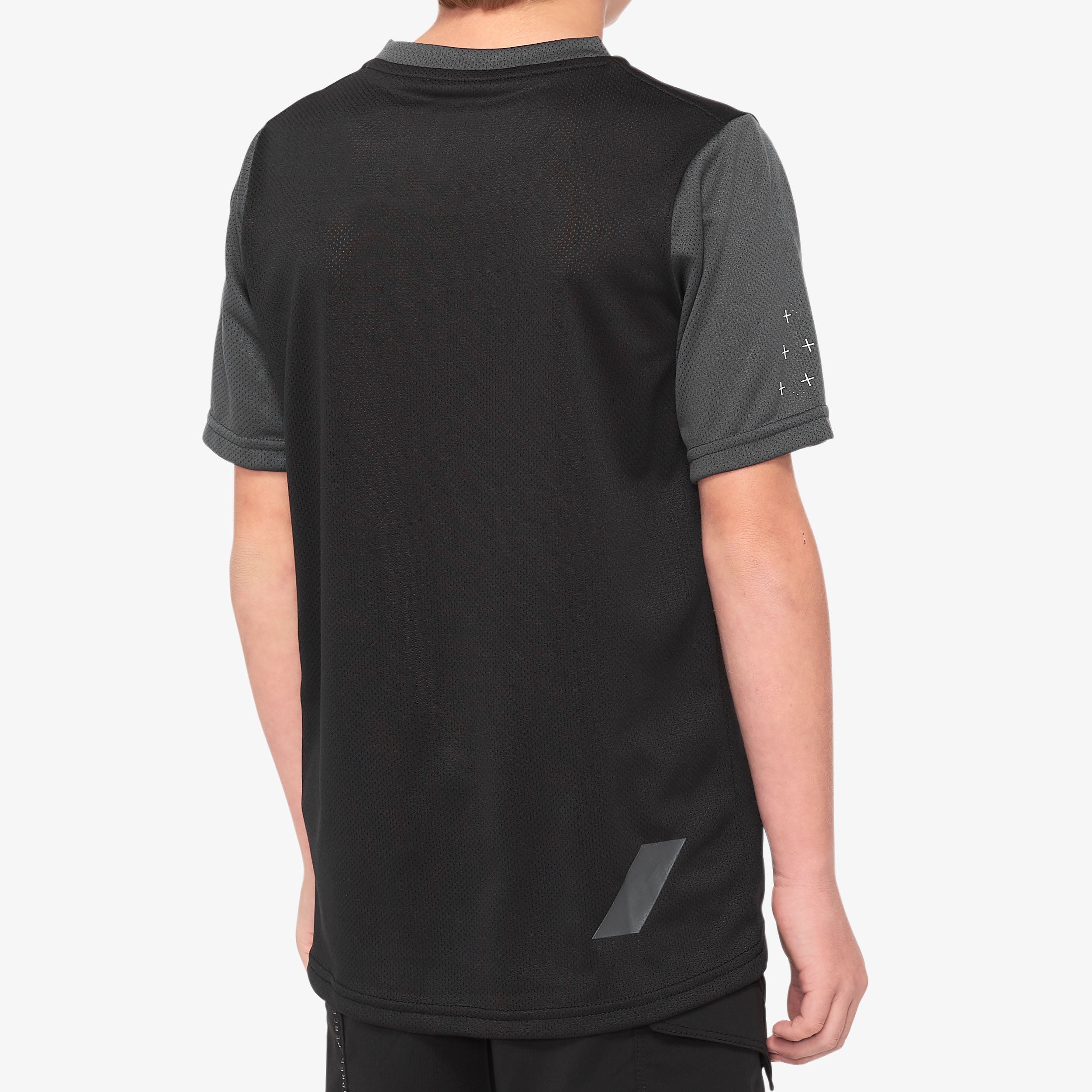 RIDECAMP Youth Short Sleeve Jersey Black/Charcoal - Secondary