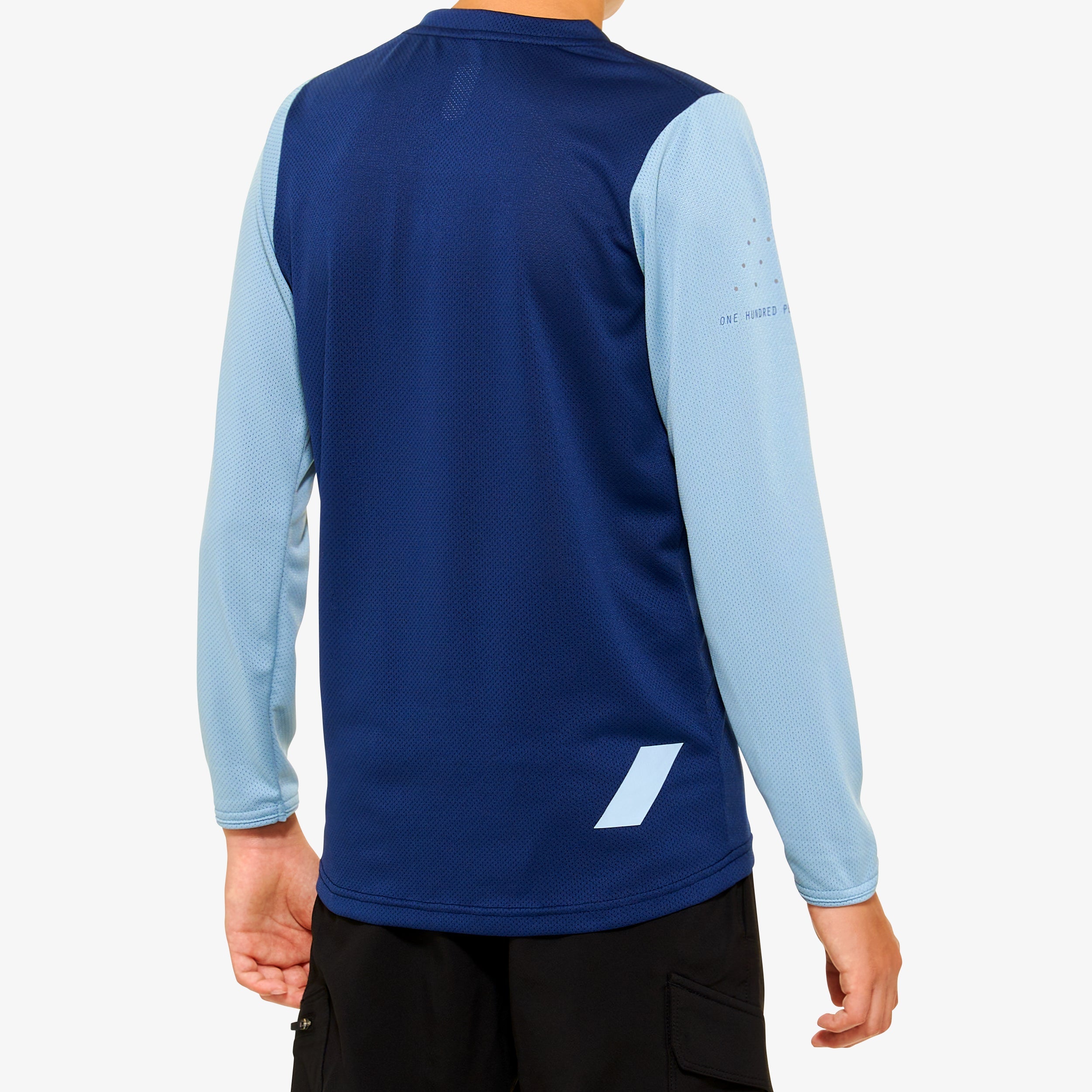 RIDECAMP Youth Long Sleeve Jersey Navy/Slate - Secondary