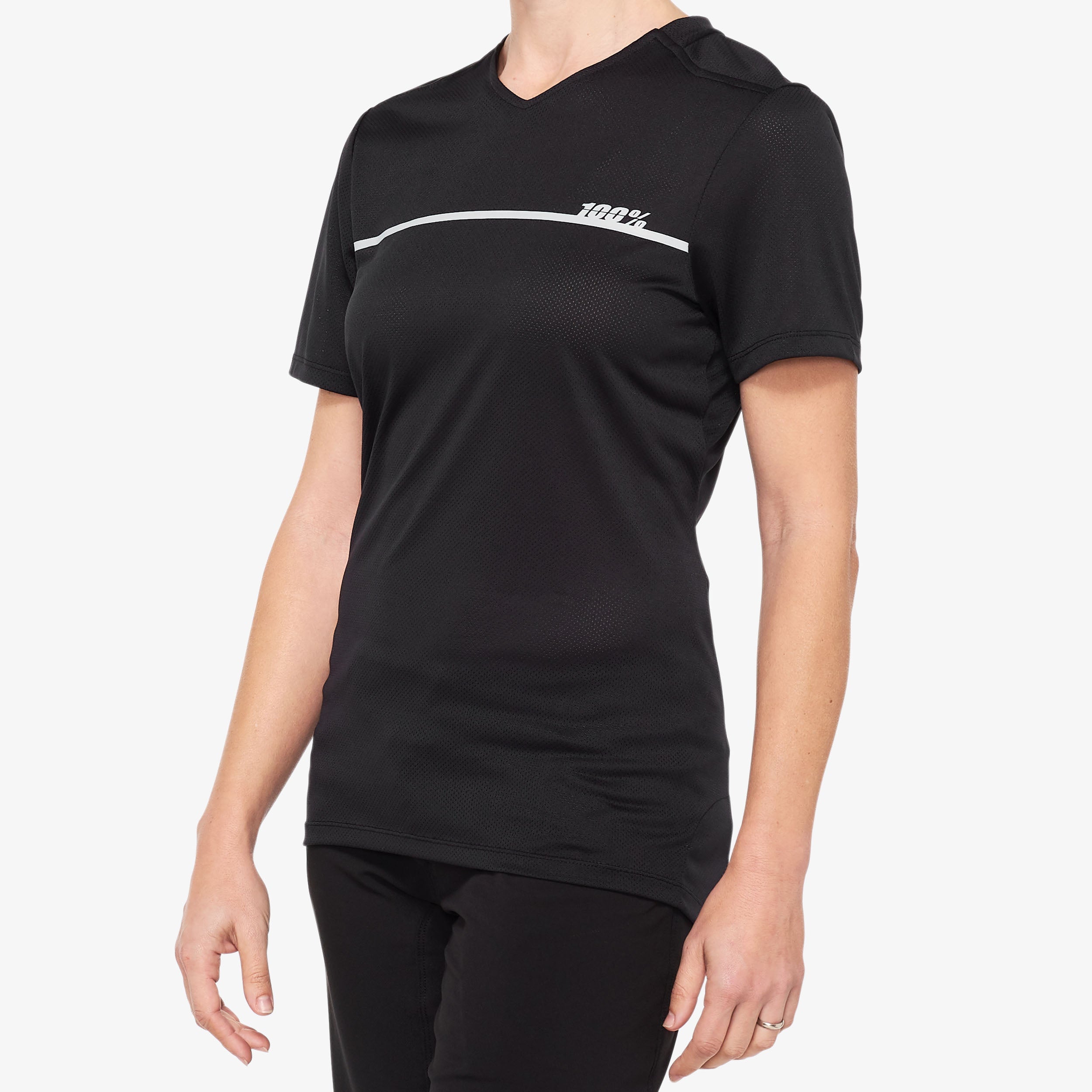 RIDECAMP Women's Short Sleeve Jersey Black/Grey