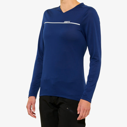 RIDECAMP Women's Long Sleeve Jersey Navy