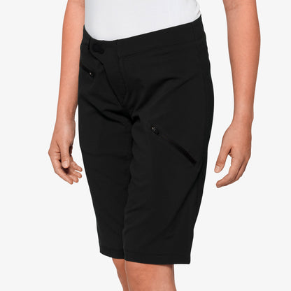 RIDECAMP Women's Shorts w/ Liner Black