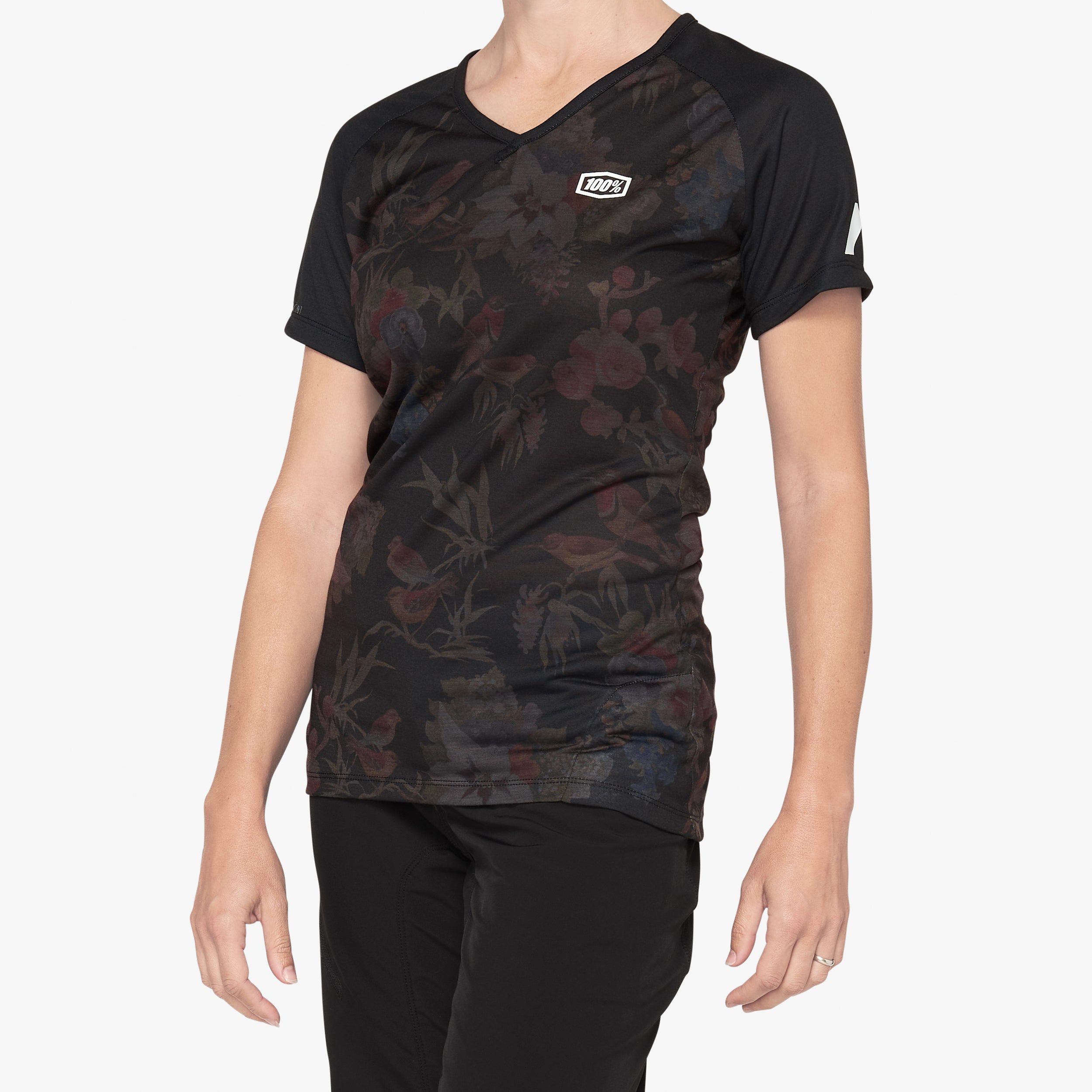 AIRMATIC Women's Jersey Black Floral